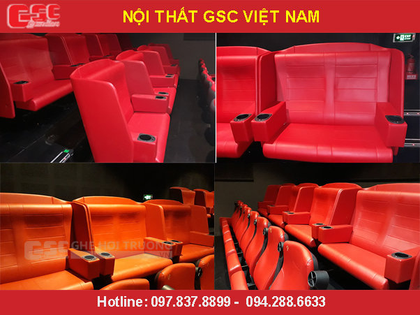 Ghế rạp chiếu phim nhập khẩu Hàn Quốc tại Lotte Cinema Hội An