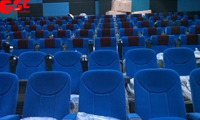 Dàn ghế hội trường lắp đặt hoành chỉnh trên cho hội nghị, sân khấu
